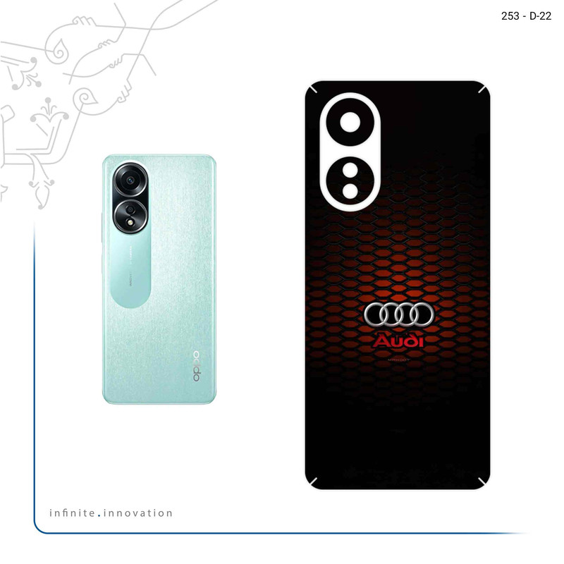 برچسب پوششی ماهوت مدل Audi_AG مناسب برای گوشی موبایل اپو A58 4G