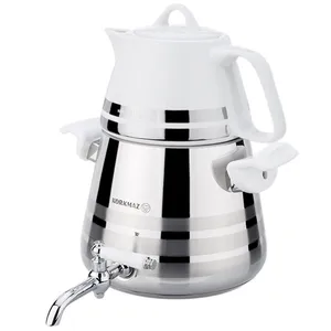 Korkmaz Esta Astra A042 Valved Teapot And Kettle Set