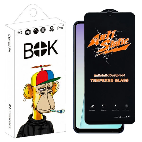 محافظ صفحه نمایش آنتی استاتیک بوک مدل Antistatic Aura مناسب برای گوشی موبایل شیائومی redmi 14c