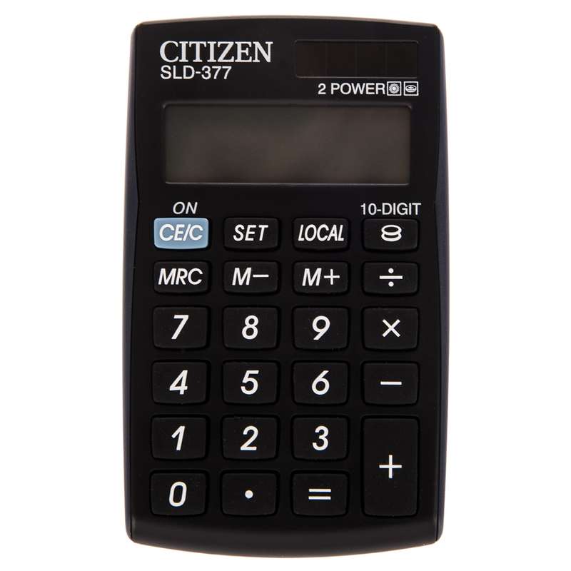ماشین حساب جیبی سیتیزن مدل SLD-377 ماشین حساب جیبی سیتیزن مدل SLD-377