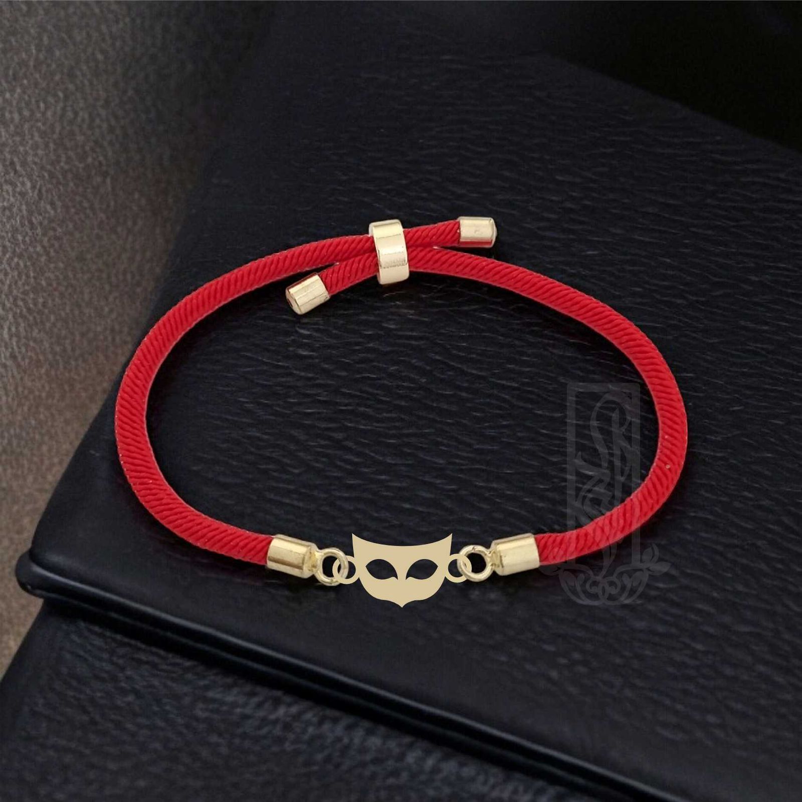 دستبند طلا 18 عیار زنانه لیردا مدل ماسک 6900 thr -  - 2