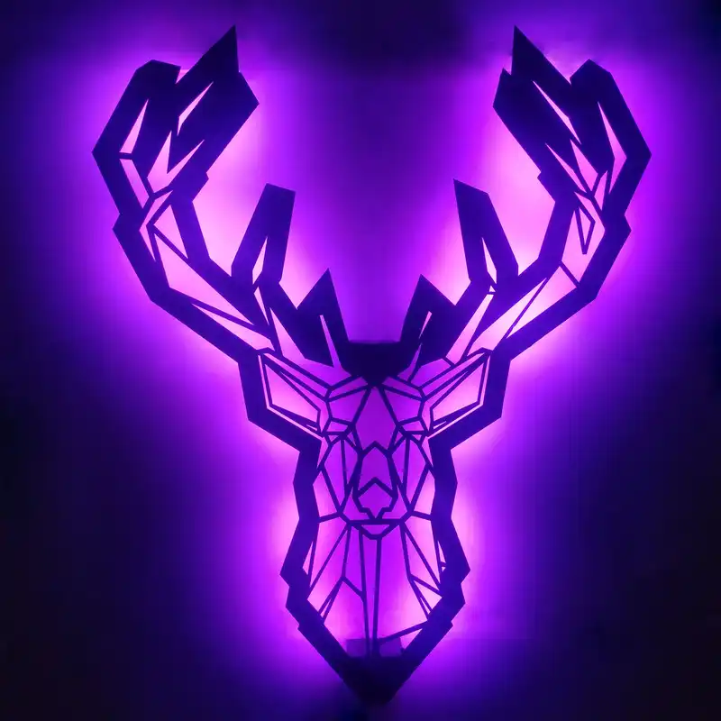 چراغ دیواری مدل گوزن شاخدار