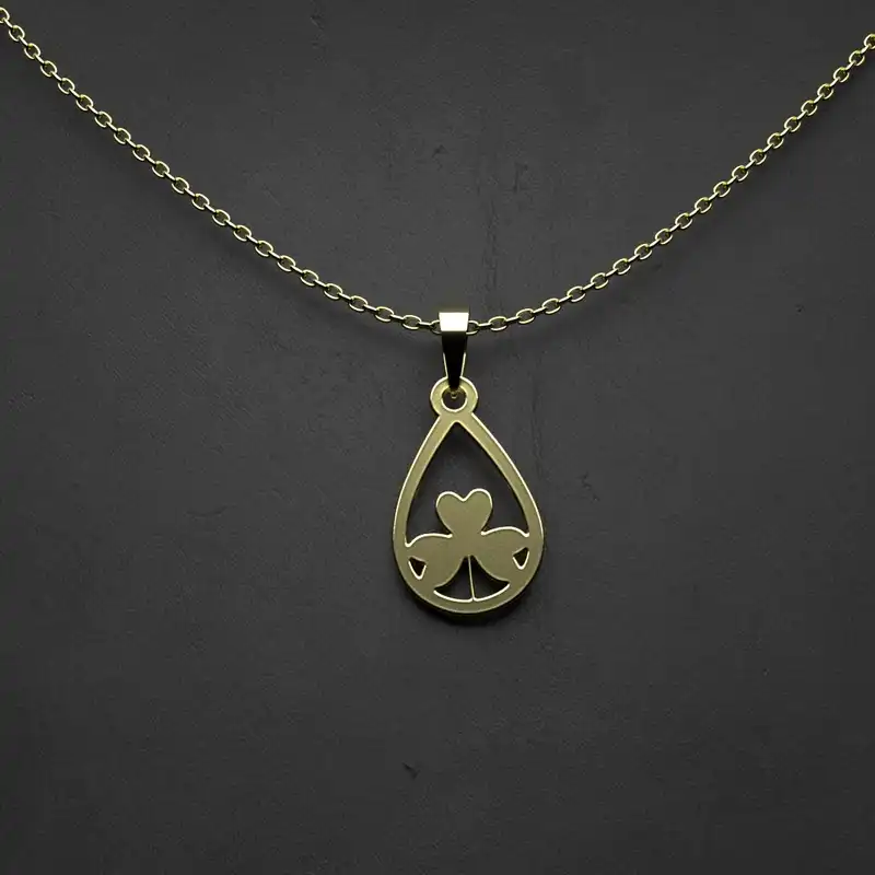 گردنبند طلا 18 عیار زنانه مدوپد مدل پل کد GG2-1-1185