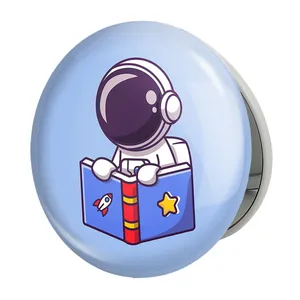 آینه جیبی خندالو طرح فضانورد مدل تاشو کد 25063 