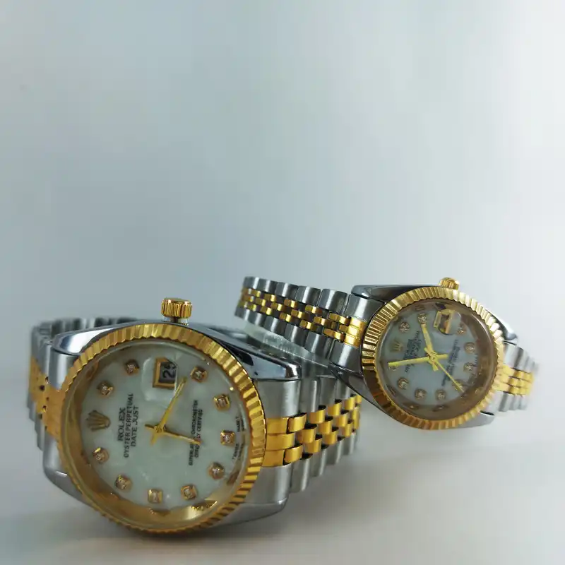 ست ساعت مچی عقربه ای زنانه و مردانه مدل Rol GS34