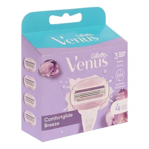 تیغ یدک ژیلت مدل  VENUS BREEZEبسته 4 عددی