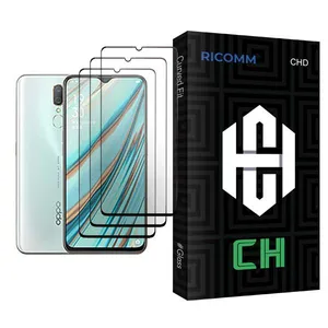 Ricomm CH Glass MIX003 Screen Protector For Oppo A9 Pack Of 3