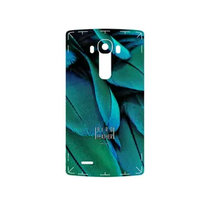 MAHOOT Green Feather Cover Sticker for LG G4