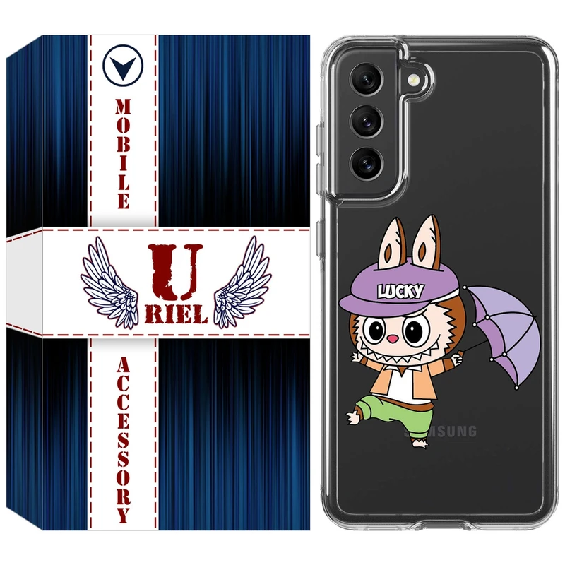 کاور یوریل مدل Clear کد 125 طرح لبوبو مناسب برای گوشی موبایل سامسونگ Galaxy S21 FE