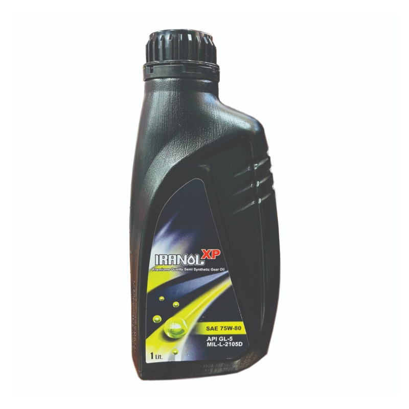 روغن دنده خودرو ایرانول مدل SAE 75W-80 حجم 1000 میلی لیتر