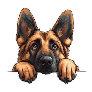 استیکر پارچه و لباس پاد آفرین مدل سگ کد S1885