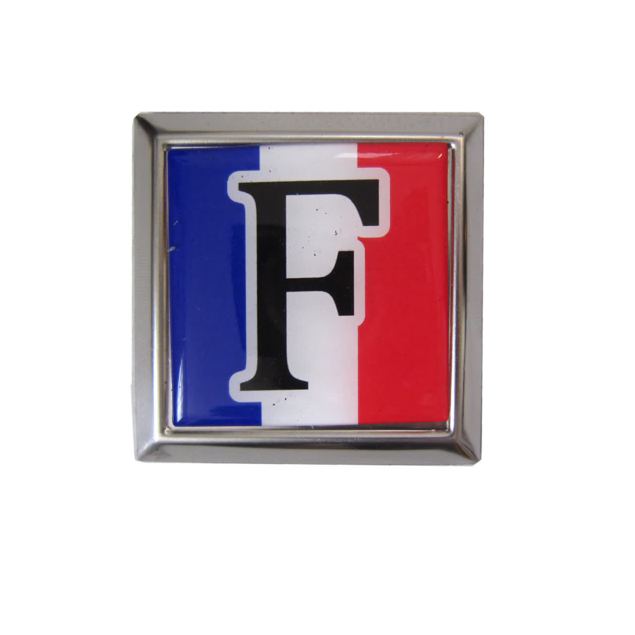 آرم جلو پنجره خودرو طرح پرچم فرانسه کد FRNCF109