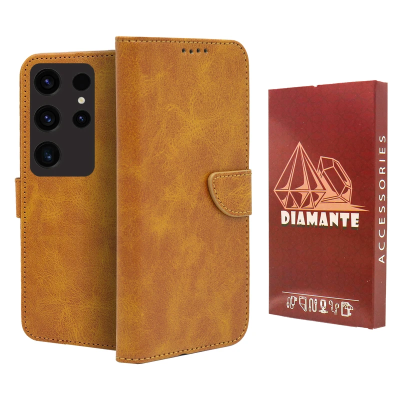 کیف کلاسوری دیامانته مدل Khoshi Rd مناسب برای گوشی موبایل سامسونگ Galaxy S25 Ultra