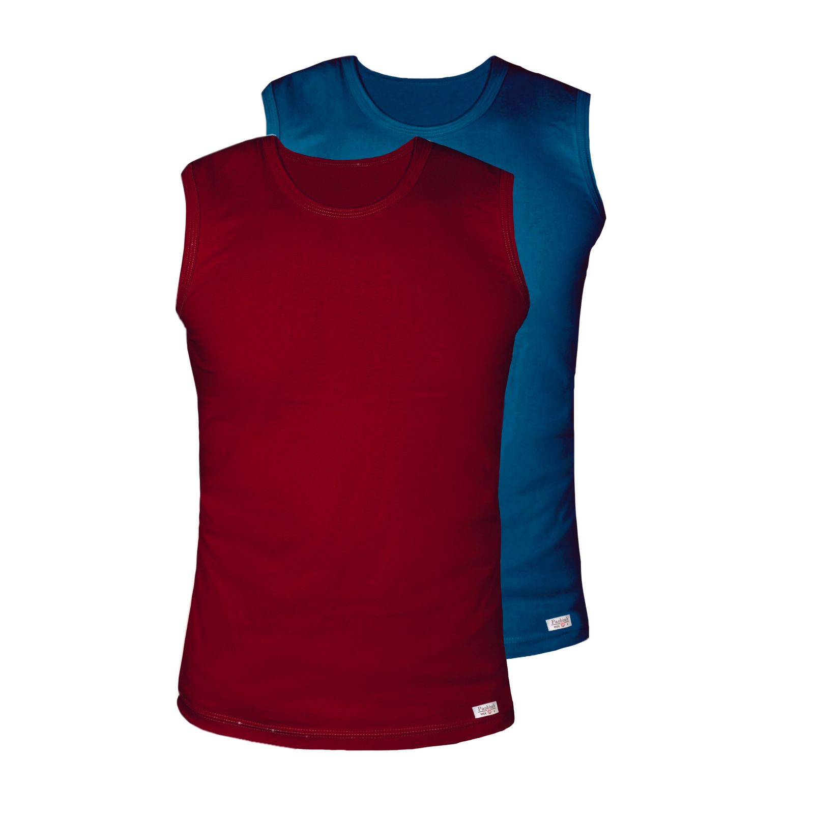 زیرپوش بدون آستین مردانه پنبینه مدل صادراتی مجموعه 2 عددی - - 1