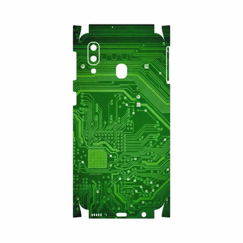 برچسب پوششی ماهوت مدل Green Printed Circuit Board-FullSkin مناسب برای گوشی موبایل سامسونگ Galaxy A40