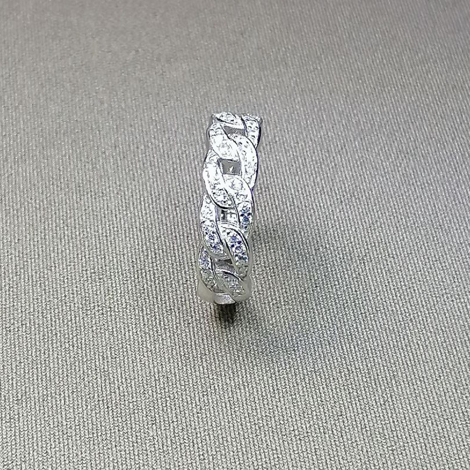 انگشتر نقره زنانه شهر جواهر مدل SJ-GR087 - - 7