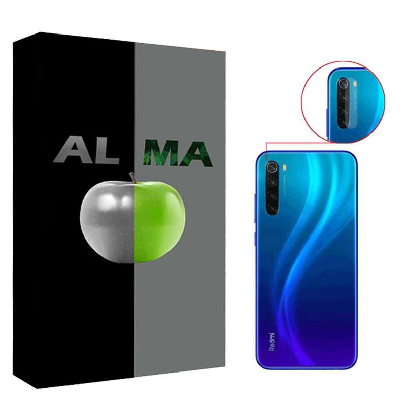 محافظ لنز دوربین آلما مدل LN-SD مناسب برای گوشی موبایل شیائومی Redmi Note 8