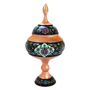 شکلات خوری میناکاری مسی طرح پرداز کد 28-1