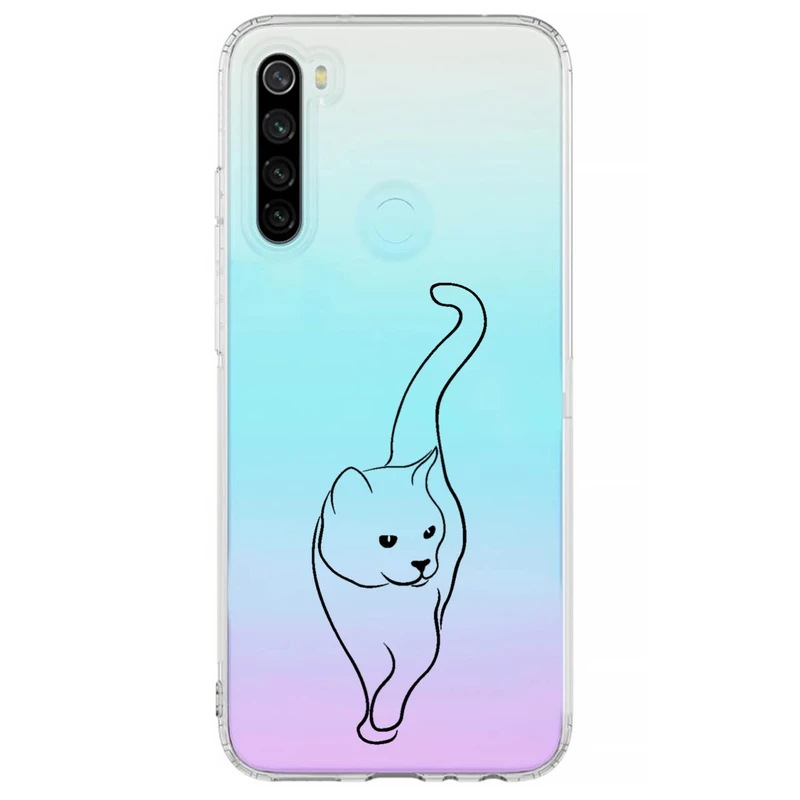 کاور مگافون طرح گربه مدل C60-B مناسب برای گوشی موبایل شیائومی Redmi Note 8