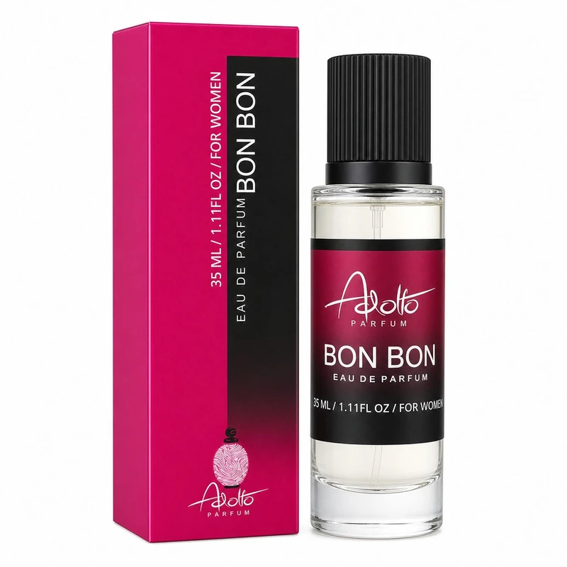 عطر جیبی زنانه آدولفو مدل Bon Bon با رایحه شیرین و گلی حجم 35 میلی لیتر