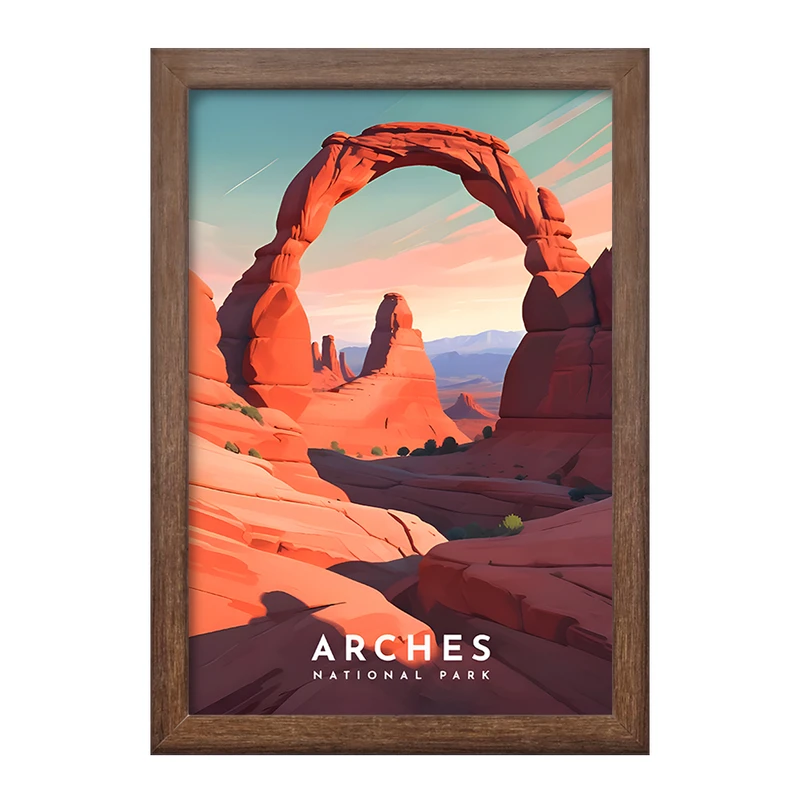 تابلو خندالو طرح پارک ملی آرچز کد F12897