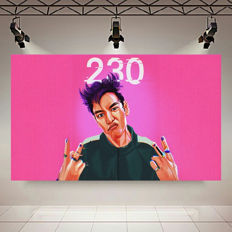 پوستر دیواری طرح Squid Game مدل تانوس کد AR305065