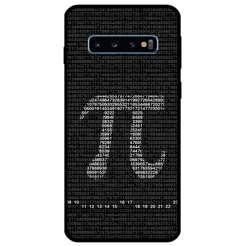 کاور مگافون طرح عدد پی مدل 7240 مناسب برای گوشی موبایل سامسونگ Galaxy S10