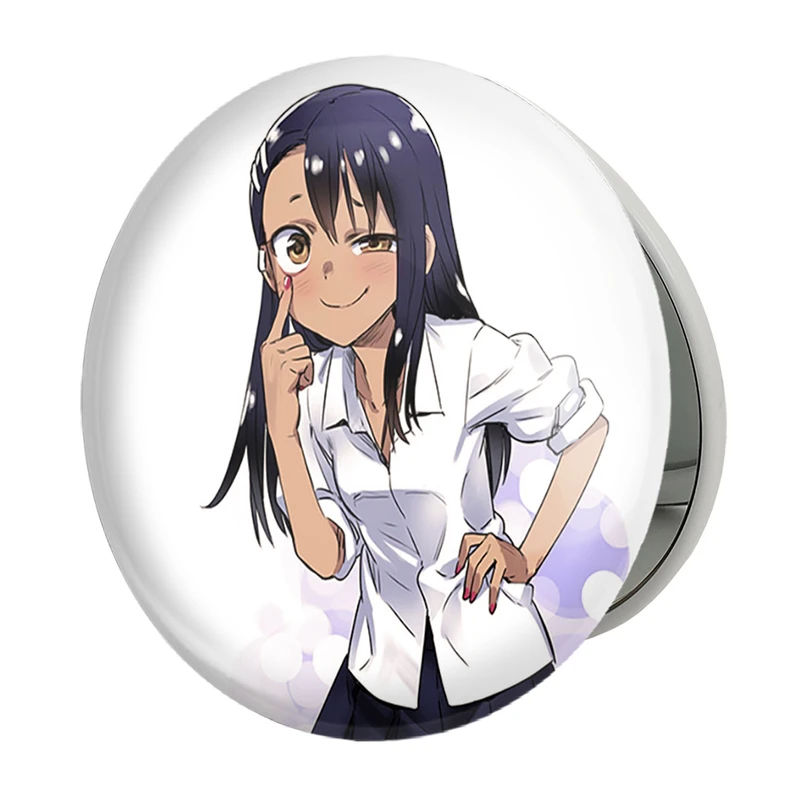 آینه جیبی خندالو طرح ناگاتارو انیمه ناگاتورو مدل تاشو کد 34013