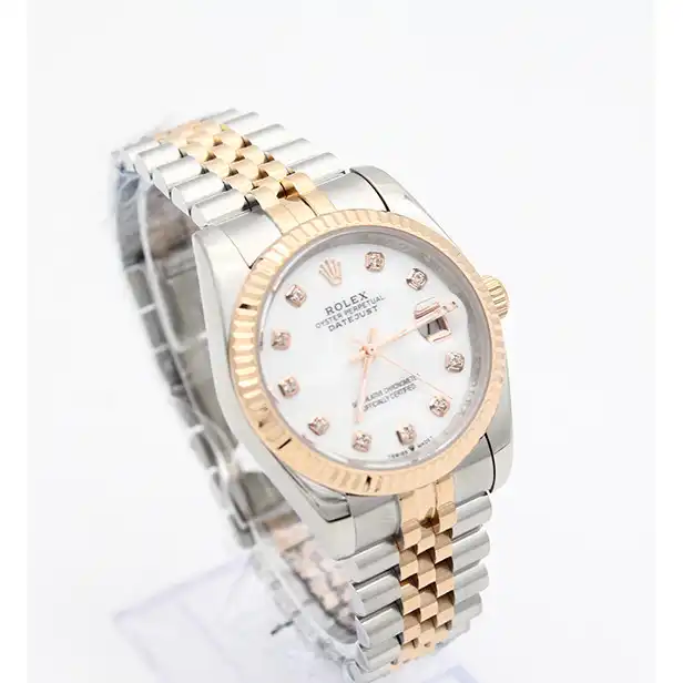 ست ساعت مچی عقربه ای زنانه و مردانه مدل دیت جاست