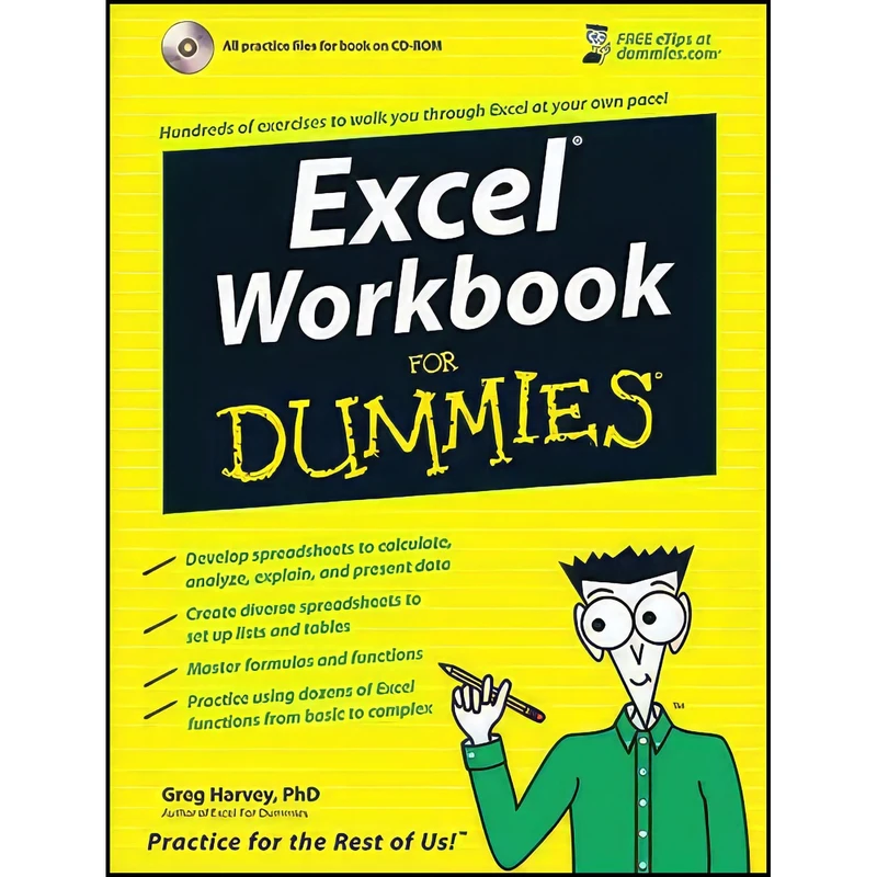 کتاب Excel Workbook For Dummies اثر Greg Harvey انتشارات For Dummies