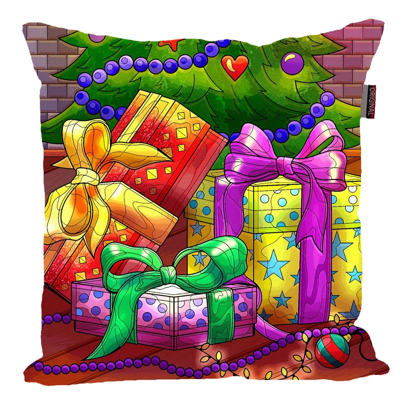 کوسن پاد آفرین مدل کریسمس طرح فانتزی کد PK30760