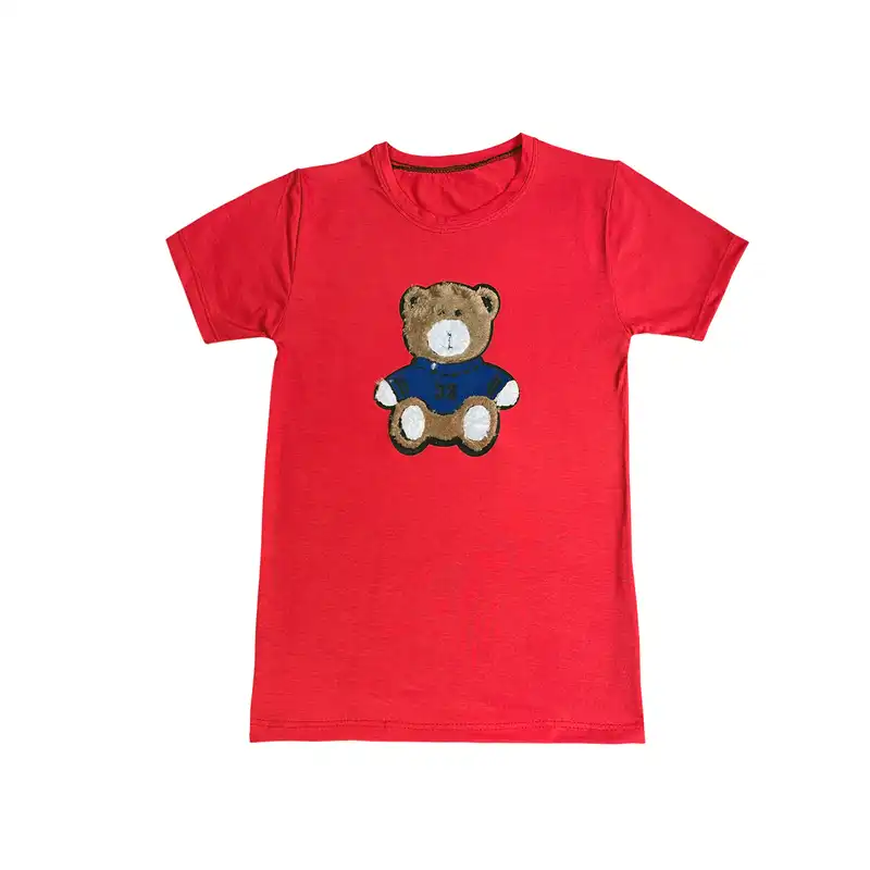 ست تی شرت و شلوارک بچگانه مدل تدی پولیشی کد 01