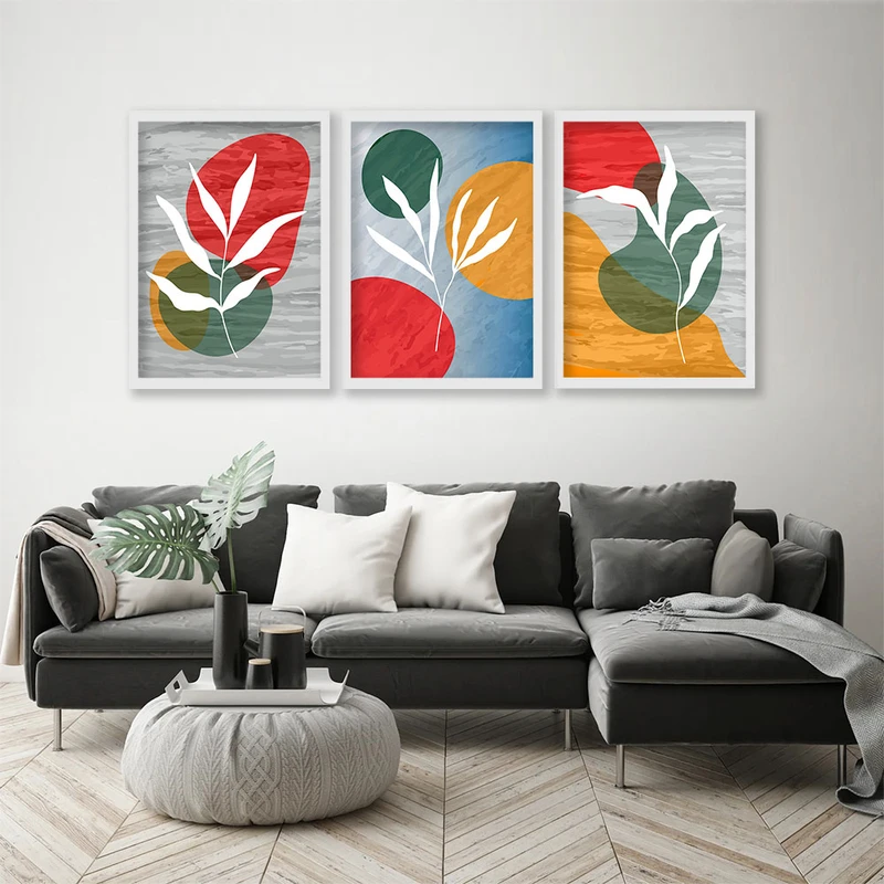 تابلو صبا طرح مدل دکوراتیو کد 244sw مجموعه 3 عددی