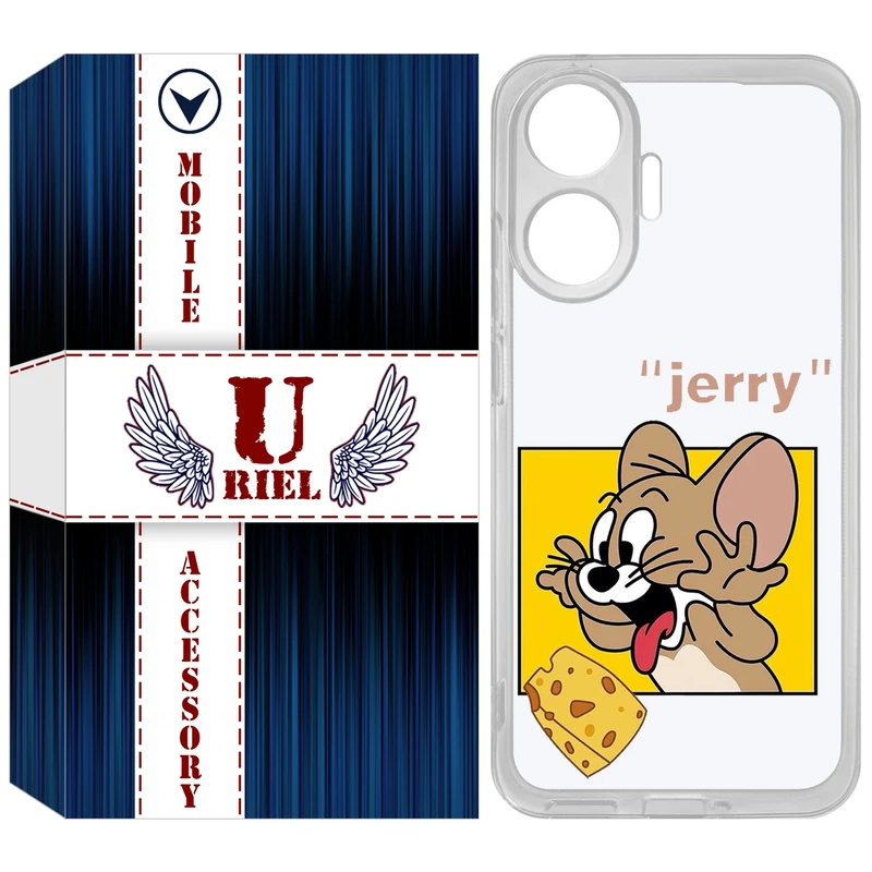 کاور یوریل مدل Clear کد 11 طرح جری مناسب برای گوشی موبایل شیائومی Poco F7