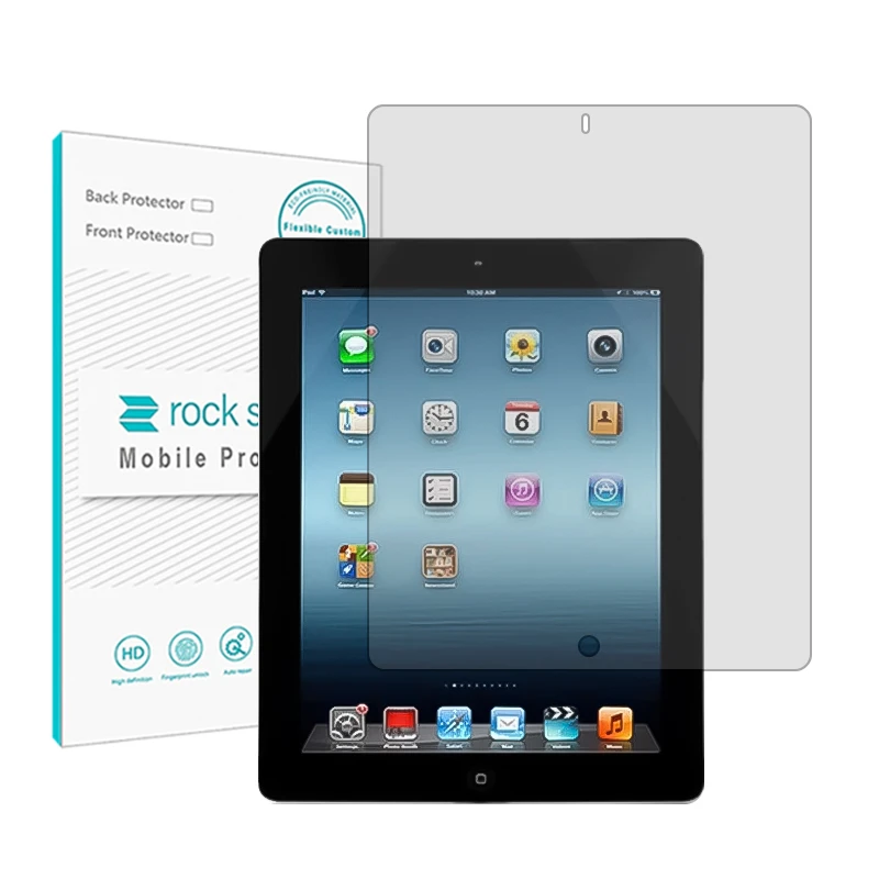 محافظ صفحه نمایش شفاف راک اسپیس مدل Hygel مناسب برای تبلت اپل iPad 4 Wi-Fi Plus Cellular