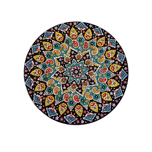 بشقاب میناکاری کد 0104