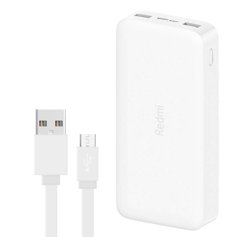 پاوربانک شیائومی مدل Redmi ظرفیت 20000 میلی آمپرساعت به همراه کابل تبدیل microUSB پاوربانک شیائومی مدل Redmi ظرفیت 20000 میلی آمپرساعت به همراه کابل تبدیل microUSB