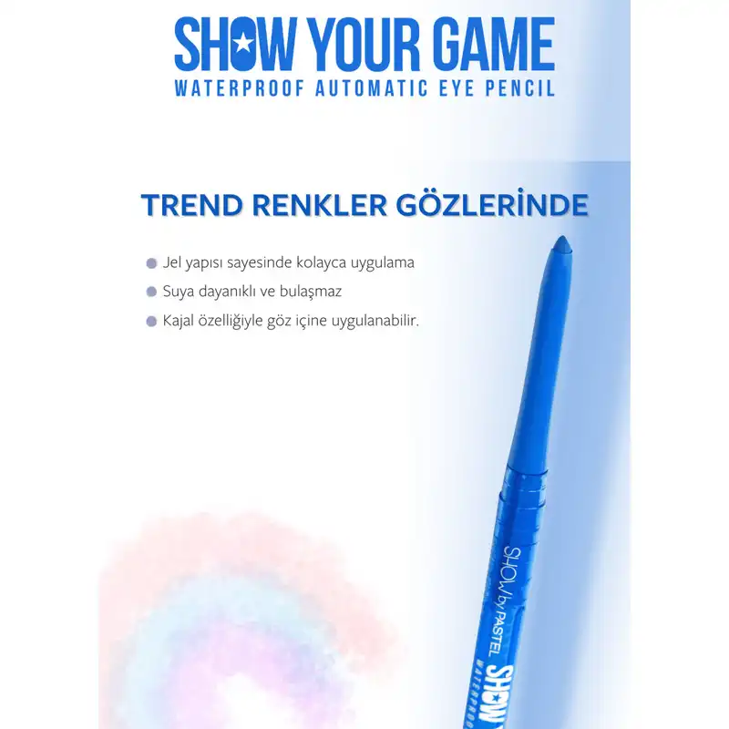 مداد چشم پاستل مدل SHOW YOUR GAME شماره 410