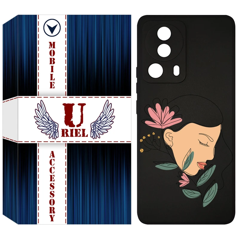 کاور یوریل مدل KSH کد 53 طرح صورت زن مناسب برای گوشی موبایل شیائومی 13 Lite