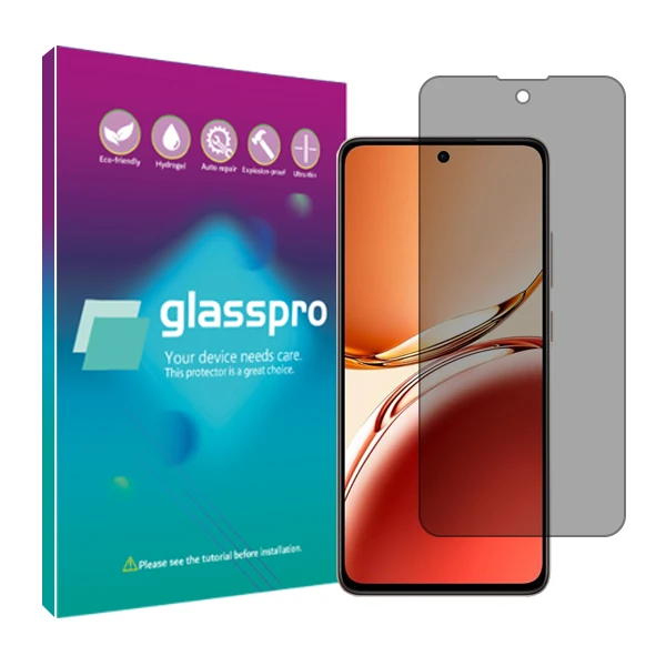 محافظ صفحه نمایش حریم شخصی گلس پرو مدل Resistant‌ مناسب برای گوشی موبایل اوپو Reno12 F