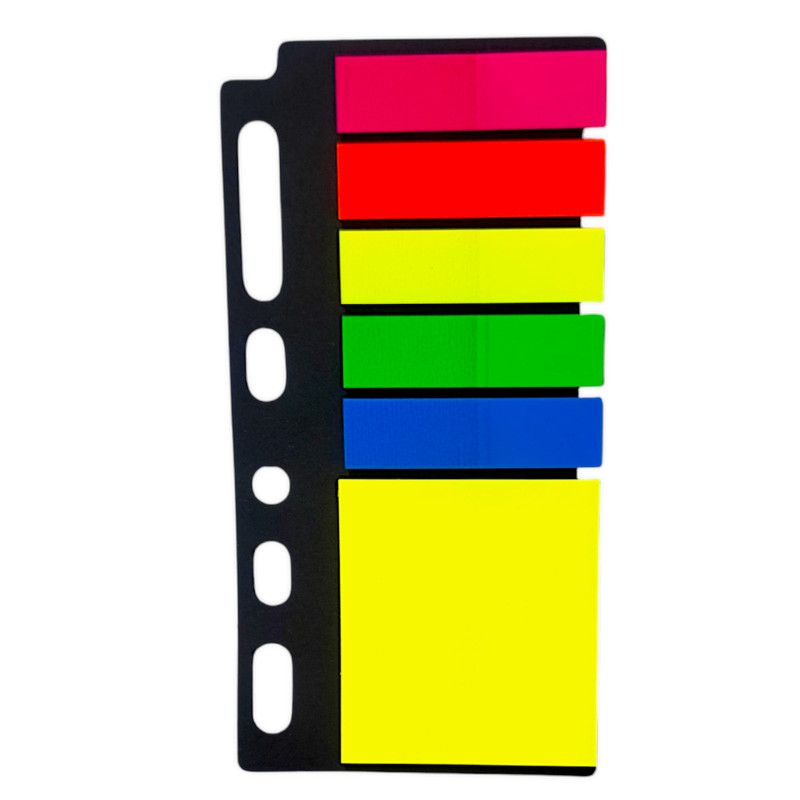 کاغذ چسب دار اینفو مدل دیوایدر فلورسنت کد 388 بسته 6 عددی