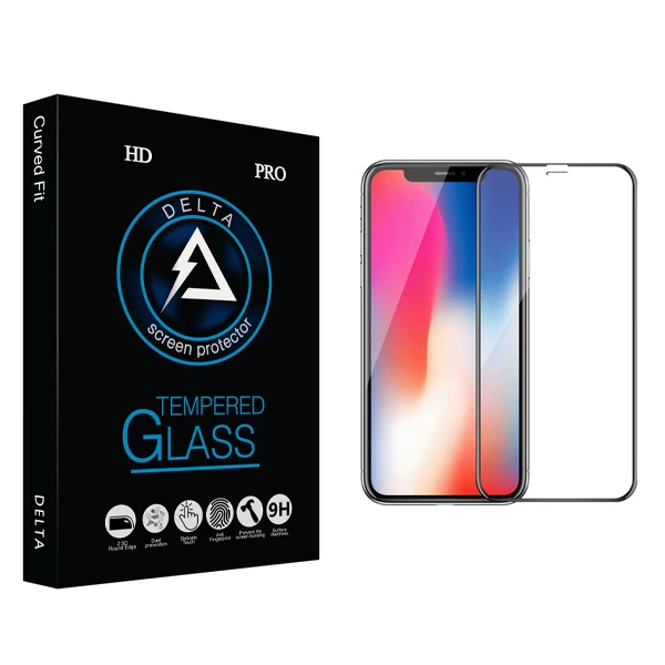 محافظ صفحه نمایش دلتا مدل HD مناسب برای گوشی موبایل اپل iPhone x/10