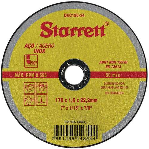 صفحه سنگ برش استیل استارت مدل A178 مجموعه 2 عددی