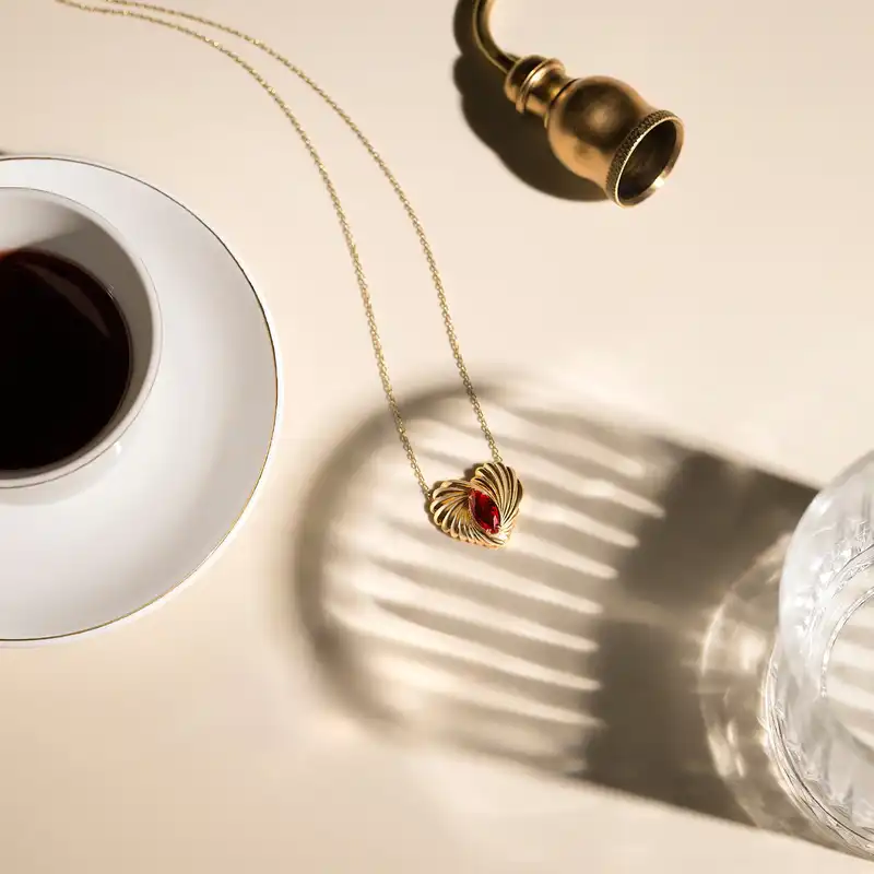 گردنبند طلا 18 عیار زنانه درگونه مدل موریس