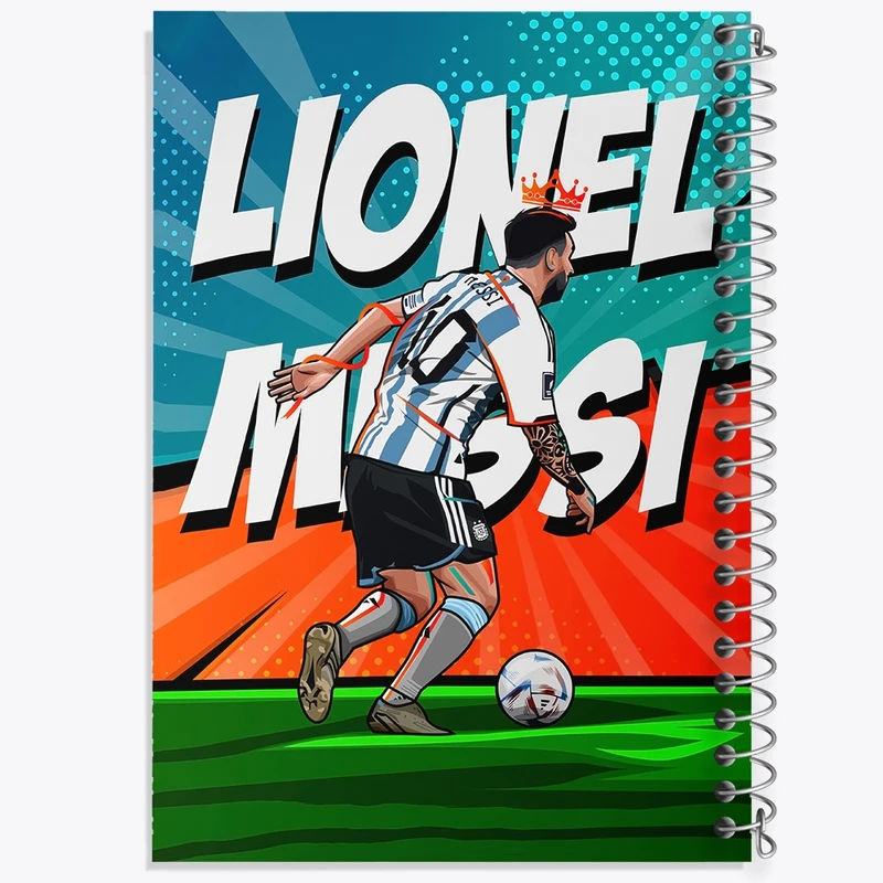 دفتر نت موسیقی 50 برگ خندالو مدل لیونل مسی کد F1690