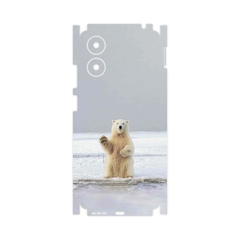 برچسب پوششی ماهوت مدل Polar_bear-FullSkin مناسب برای گوشی موبایل موتورولا Moto G04s