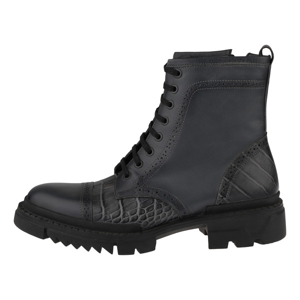 نیم بوت مردانه چرم مشهد مدل J6119-006