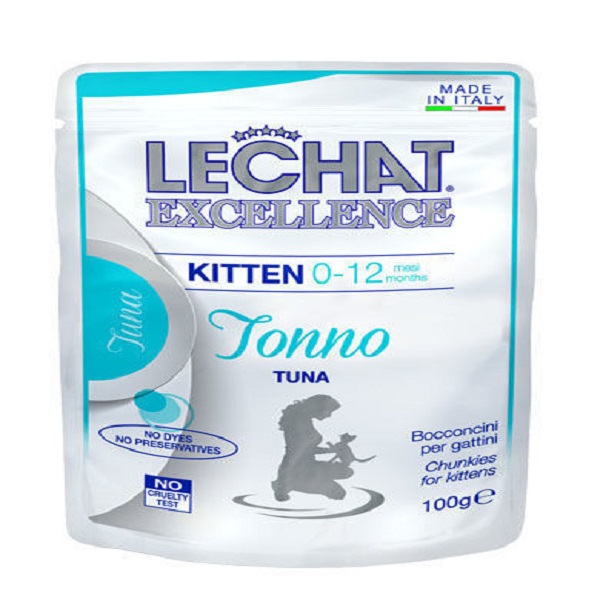پوچ گربه لچت مدل pouch kitten tuna وزن 100 گرم
