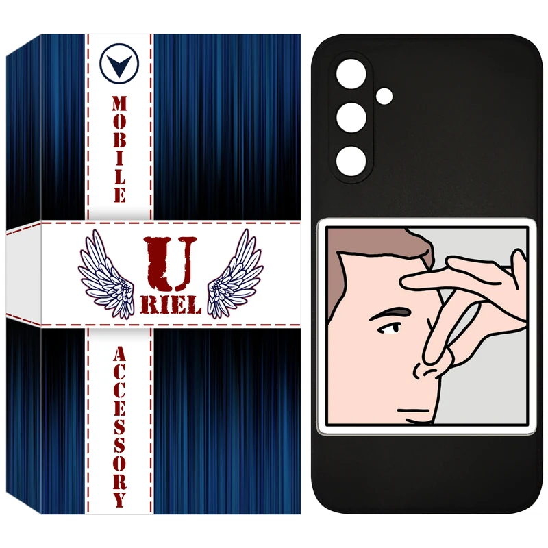 کاور یوریل مدل KSH کد 87 طرح دماغ مناسب برای گوشی موبایل سامسونگ Galaxy A55