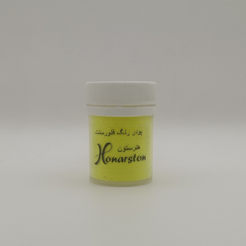 پودر رنگ رزین اپوکسی هنرستون مدل Neon حجم 18 میلی لیتر